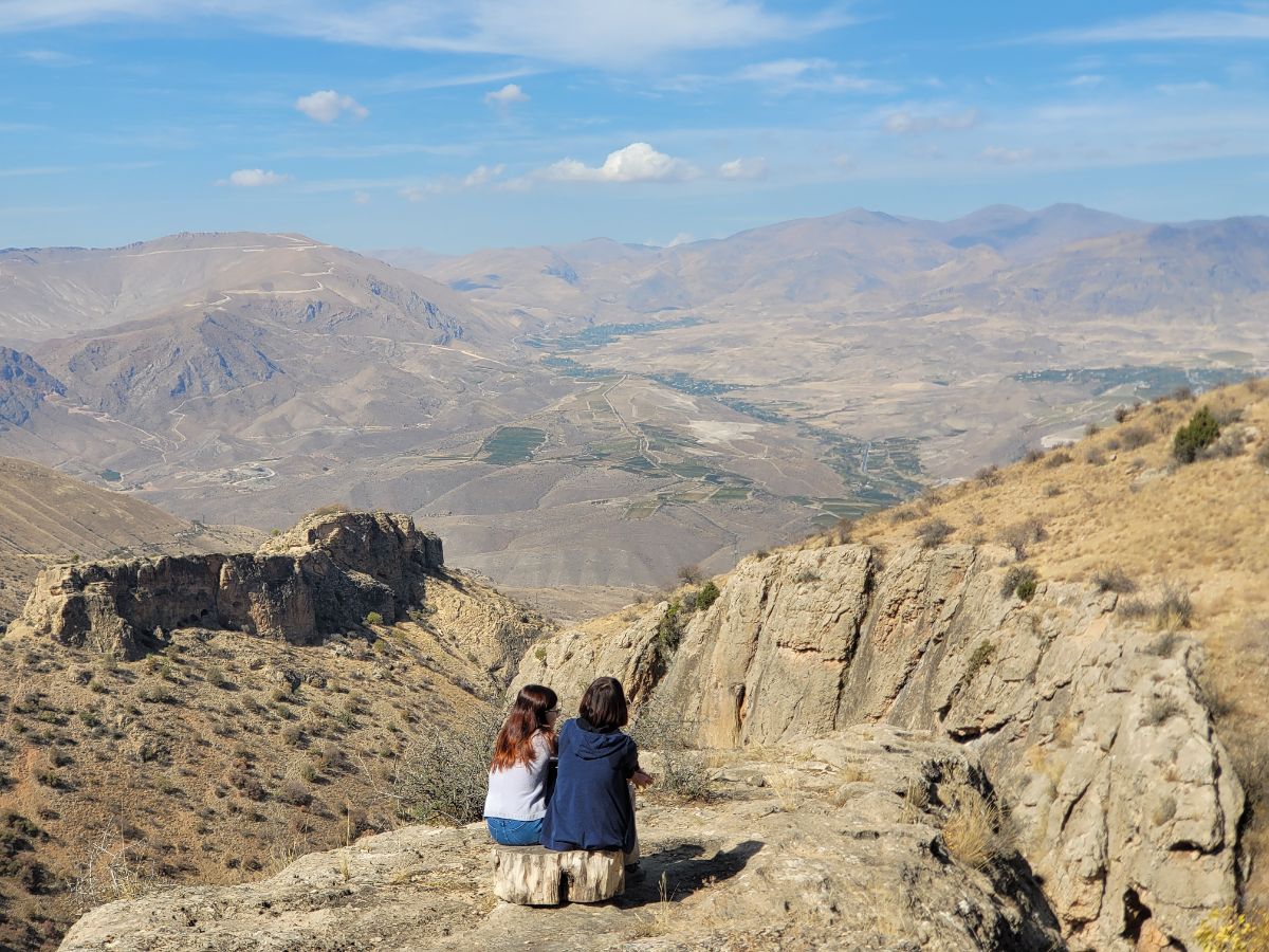Overlooking the valley